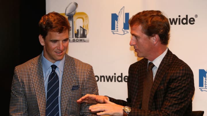 Eli and Cooper Manning (Photo by Lachlan Cunningham/Getty Images for Nationwide)