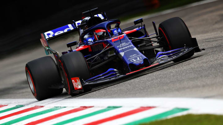 MONZA, ITALY – SEPTEMBER 07: Daniil Kvyat driving the (26) Scuderia Toro Rosso STR14 Honda (Photo by Mark Thompson/Getty Images)