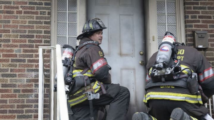 CHICAGO FIRE-- "What Went Wrong" Episode 806 -- Pictured: Taylor Kinney as Lt. Kelly Severide -- (Photo by: Adrian Burrows/NBC)