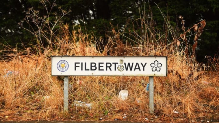 'Filbert Way' street sign in 2014 near Leicester City (Photo by Laurence Griffiths/Getty Images)