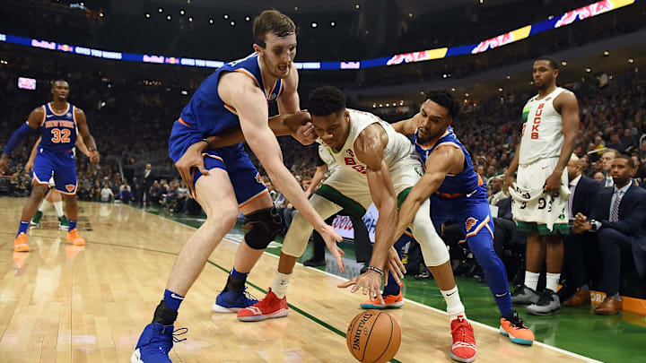 New York Knicks Luke Kornet (Photo by Stacy Revere/Getty Images)