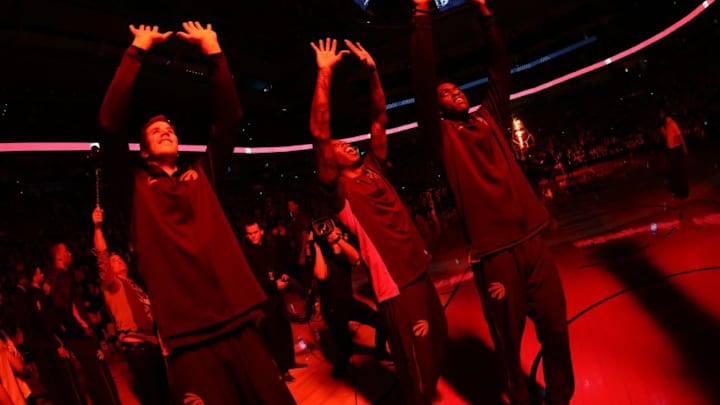 TORONTO, ON - MARCH 27: Jakob Poeltl