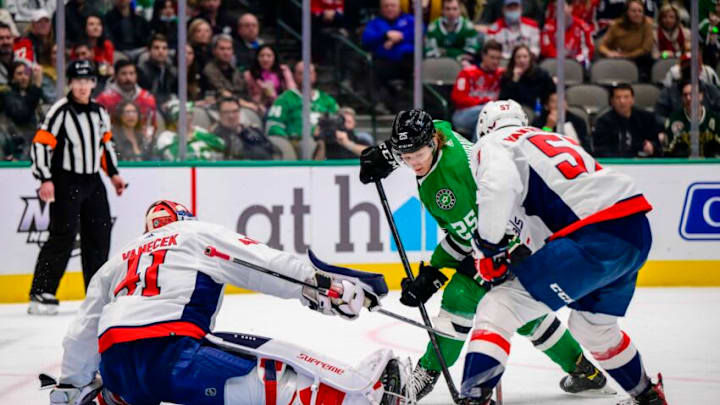 Vitek Vanecek, Washington Capitals Mandatory Credit: Jerome Miron-USA TODAY Sports