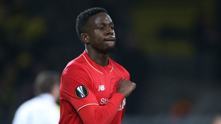 DORTMUND, GERMANY - APRIL 07: Divock Origi of Liverpool celebrates his goal during the UEFA Europa League quarter final first leg match between Borussia Dortmund and Liverpool FC at Signal Iduna Park aka Westfalenstadion on April 7, 2016 in Dortmund, Germany. (Photo by Jean Catuffe/Getty Images)
