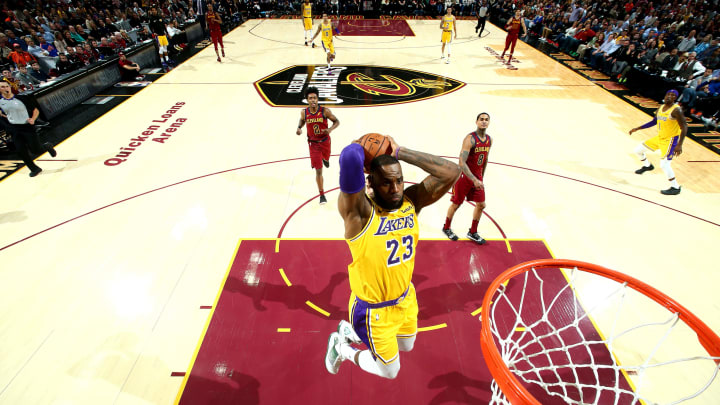 Cleveland Cavaliers Los Angeles Lakers LeBron James