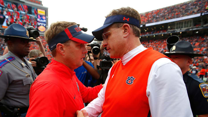 Split Zone Duo host Steven Godfrey dismissed the idea of Hugh Freeze getting coaching autonomy as the next head coach of Auburn football (Photo by Kevin C. Cox/Getty Images)