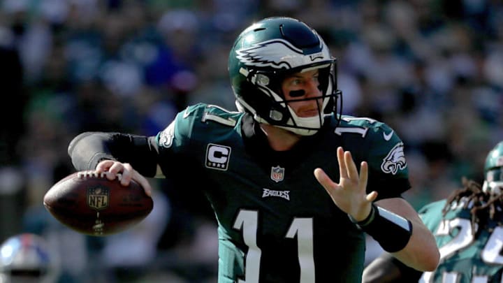 PHILADELPHIA, PA - SEPTEMBER 24: Carson Wentz