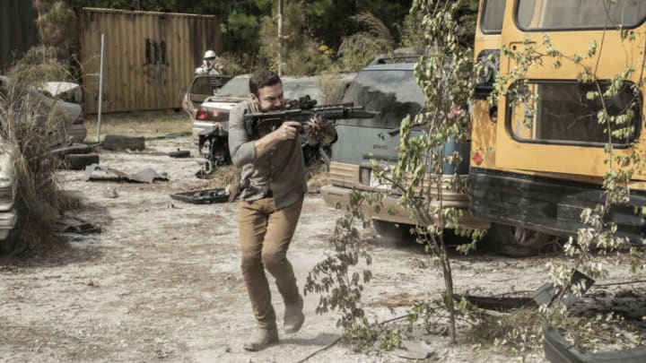 Ross Marquand as Aaron - The Walking Dead _ Season 11, Episode 16 - Photo Credit: Jace Downs/AMC