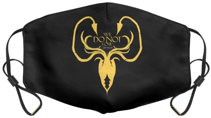 Discover GUYJB's House Greyjoy 'Game of Thrones' inspired face mask on Amazon