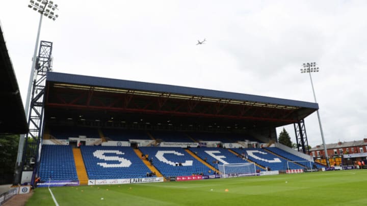 Edgeley Park on May 21, 2022, home of Stockport County England. (Photo by Cameron Smith/Getty Images)