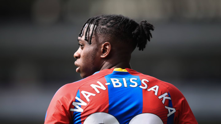 LONDON, ENGLAND – APRIL 14: Aaron Wan-Bissaka of Crystal Palace during the Premier League match between Crystal Palace and Manchester City at Selhurst Park on April 14, 2019 in London, United Kingdom. (Photo by Marc Atkins/Getty Images)