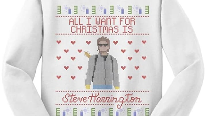 Discover TeesAndTankYou's 'Stranger Things' Steve Harrington Christmas sweater on Amazon.
