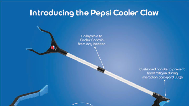 New Pepsi Cooler Claw, photo provided by Pepsi