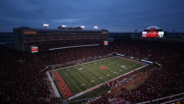 Nov 27, 2015; Lincoln, NE, USA; The Nebraska Cornhuskers and the Iowa Hawkeyes play at Memorial Stadium. Iowa beat Nebraska 28-20. Mandatory Credit: Reese Strickland-USA TODAY Sports