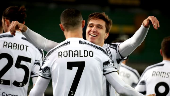 Juventus, Cristiano Ronaldo, Federico Chiesa (Photo by MB Media/Getty Images)