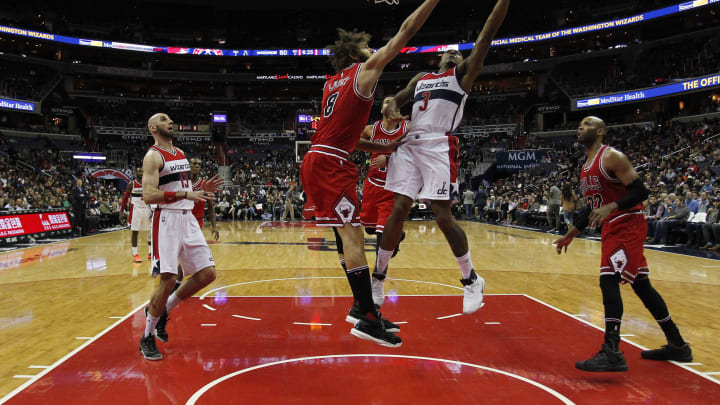 Both Robin Lopez and Bradley Beal are in today's FanDuel daily picks.Mandatory Credit: Geoff Burke-USA TODAY Sports