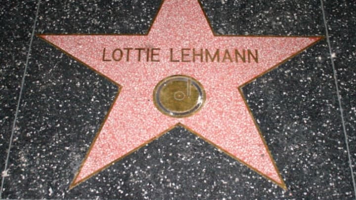 Lotte Lehmann's star on the Hollywood Walk of Fame