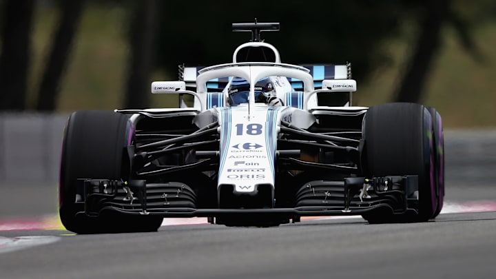 LE CASTELLET, FRANCE – JUNE 23: Lance Stroll of Canada driving the (18) Williams Martini Racing FW41 Mercedes (Photo by Charles Coates/Getty Images)