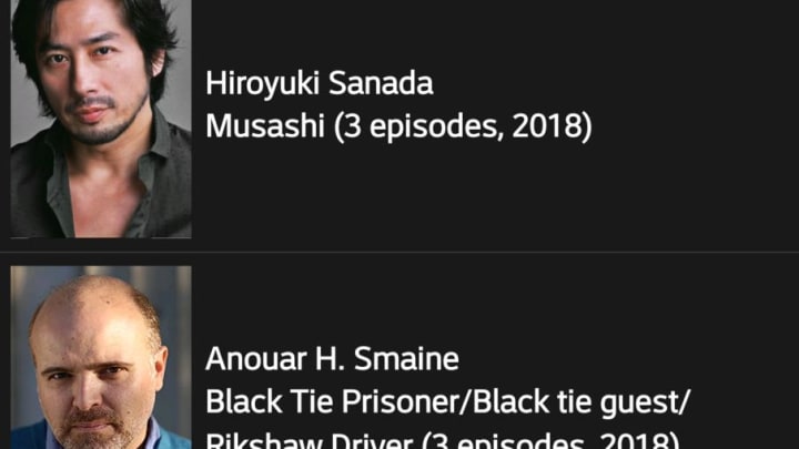 Shogun World Casting IMDB.