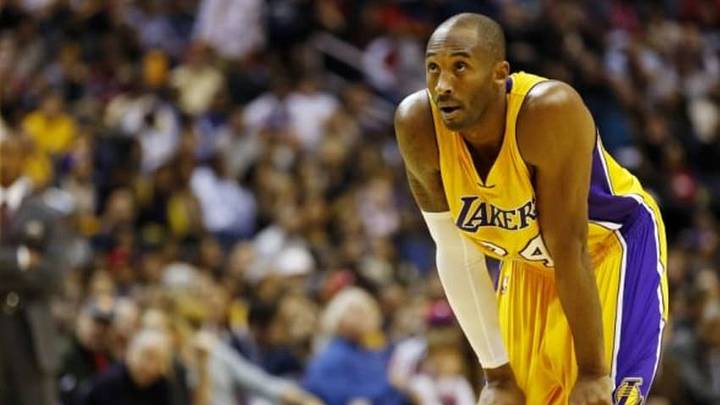 Dec 3, 2014; Washington, DC, USA; Los Angeles Lakers guard Kobe Bryant (24) stands on the court against the Washington Wizards at Verizon Center. Mandatory Credit: Geoff Burke-USA TODAY Sports Dec 3, 2014; Washington, DC, USA; Los Angeles Lakers guard Kobe Bryant (24) stands on the court against the Washington Wizards at Verizon Center. Mandatory Credit: Geoff Burke-USA TODAY Sports
