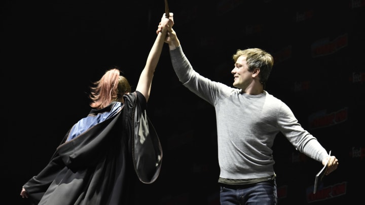 NEW YORK, NEW YORK – OCTOBER 03: Performance during Behind The Magic of Harry Potter And The Cursed Child panel during the New York Comic Con at Hammerstein Ballroom on October 03, 2019 in New York City. (Photo by Eugene Gologursky/Getty Images for ReedPOP )