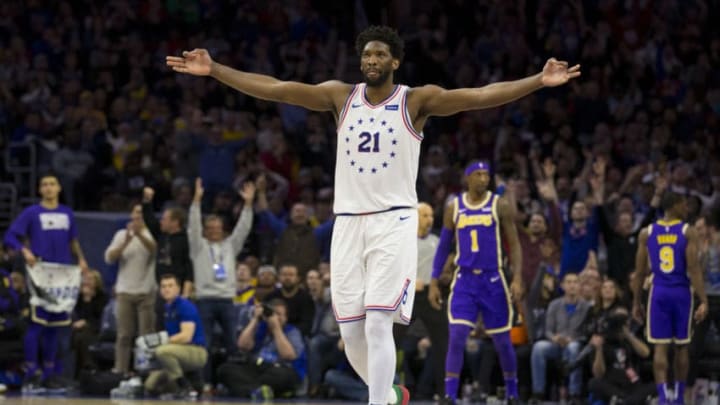 Joel Embiid OKC Thunder, Week 16 power rankings. (Photo by Mitchell Leff/Getty Images)