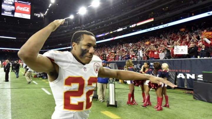 Kansas City Chiefs corner Marcus Peters . Mandatory Credit: John David Mercer-USA TODAY Sports