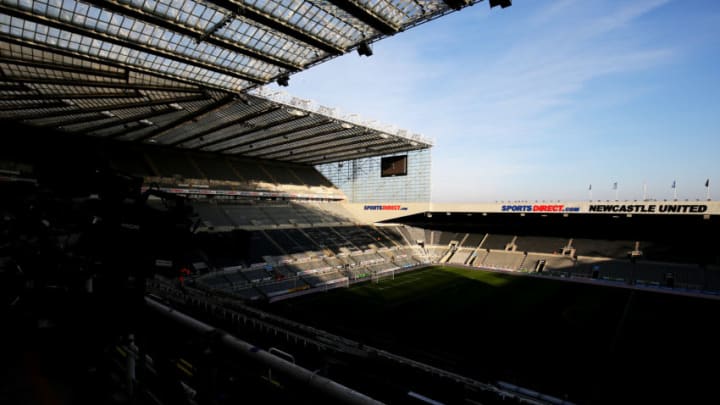 NEWCASTLE UPON TYNE, ENGLAND - JANUARY 01: General view inside the stadium ahead of the Premier League match between Newcastle United and Leicester City at St. James Park on January 01, 2020 in Newcastle upon Tyne, United Kingdom. (Photo by Nigel Roddis/Getty Images)