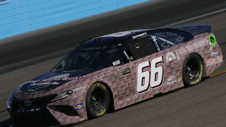 AVONDALE, ARIZONA - NOVEMBER 08: Joey Gase, driver of the #66 Fan Memories at WGI Toyota, practices for the Monster Energy NASCAR Cup Series Bluegreen Vacations 500 at ISM Raceway on November 08, 2019 in Avondale, Arizona. (Photo by Jonathan Ferrey/Getty Images)