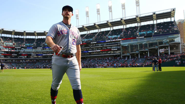 CLEVELAND, OH – JULY 09: Pete Alonso #20 of the New York Mets is seen on the field prior to the 90th MLB All-Star Game at Progressive Field on Tuesday, July 9, 2019 in Cleveland, Ohio. (Photo by Eve Kilsheimer/MLB Photos via Getty Images)