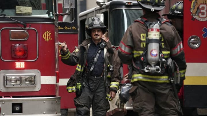 CHICAGO FIRE -- "Going to War" Episode 702 -- Pictured: Yuri Sardarov as Brian "Otis" Zvonecek -- (Photo by: Elizabeth Morris/NBC)