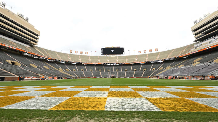 KNOXVILLE, TENNESSEE – APRIL 15: A general view of the stadium before the Tennessee Volunteers spring football game at Neyland Stadium on April 15, 2023, in Knoxville, Tennessee. (Photo by Eakin Howard/Getty Images)