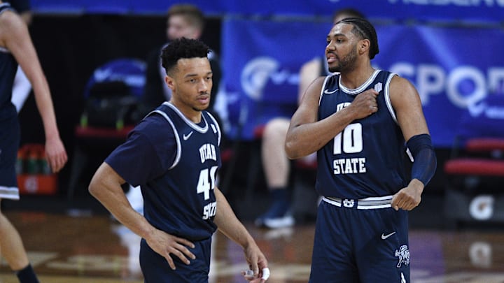 NCAA Tournament Utah State Aggies Orlando Ramirez-USA TODAY Sports