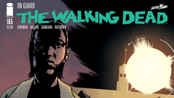The Walking Dead issue 185 cover - Image Comics and Skybound