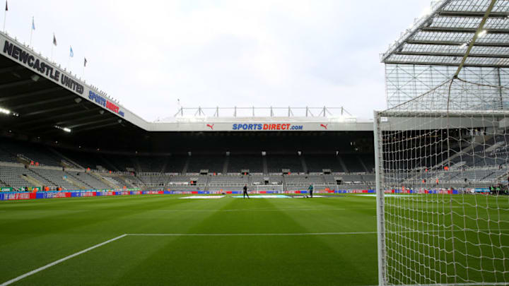 NEWCASTLE UPON TYNE, ENGLAND - MAY 04: General view inside the stadium prior to the Premier League match between Newcastle United and Liverpool FC at St. James Park on May 04, 2019 in Newcastle upon Tyne, United Kingdom. (Photo by Clive Brunskill/Getty Images)