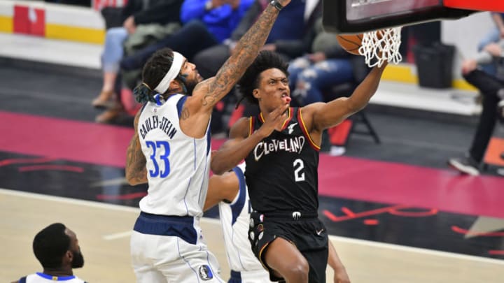 Cleveland Cavaliers guard Collin Sexton shoots the ball. (Photo by Jason Miller/Getty Images)