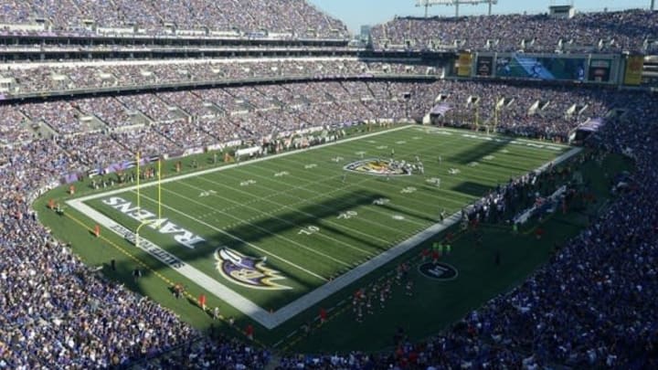 Nov 11, 2012; Baltimore, MD, USA; General view of M&T Bank Stadium. Photo Credit: USA Today Sports