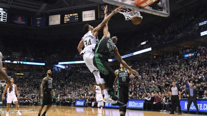 Milwaukee, WI - APRIL 22: Giannis Antetokounmpo