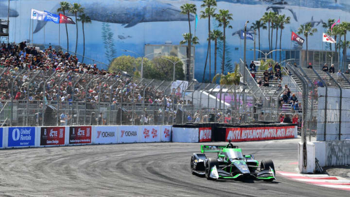 Callum Ilott, Juncos Hollinger Racing, Long Beach, IndyCar - Mandatory Credit: Gary A. Vasquez-USA TODAY Sports