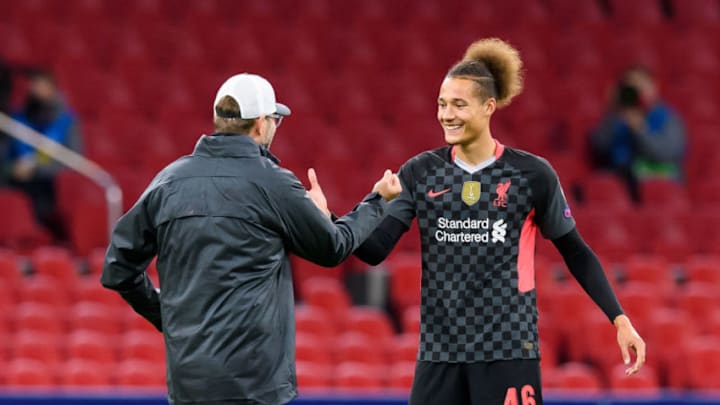 Liverpool, Jurgen Klopp, Rhys Williams (Photo by Alex Gottschalk/DeFodi Images via Getty Images)