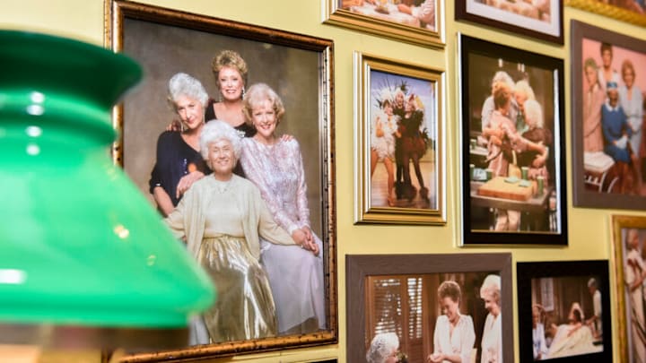 BEVERLY HILLS, CALIFORNIA - JULY 25: "Golden Girls" picture collage is seen at the "Golden Girls Kitchen" media preview on July 25, 2022 in Beverly Hills, California. (Photo by Rodin Eckenroth/Getty Images)