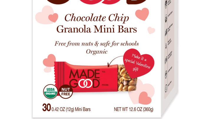 Made Good Chocolate Chip Mini Bars. Image courtesy Made Good