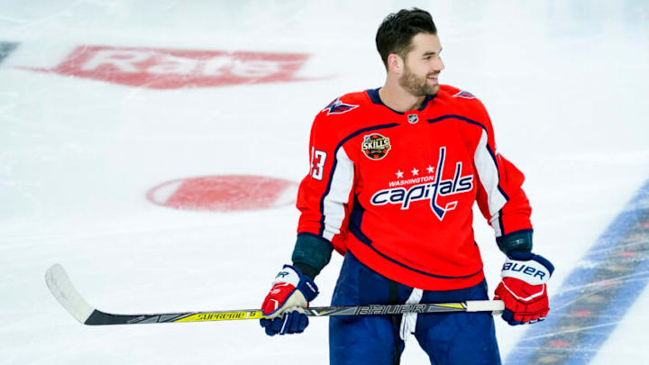 Tom Wilson, Washington Capitals Mandatory Credit: Lucas Peltier-USA TODAY Sports