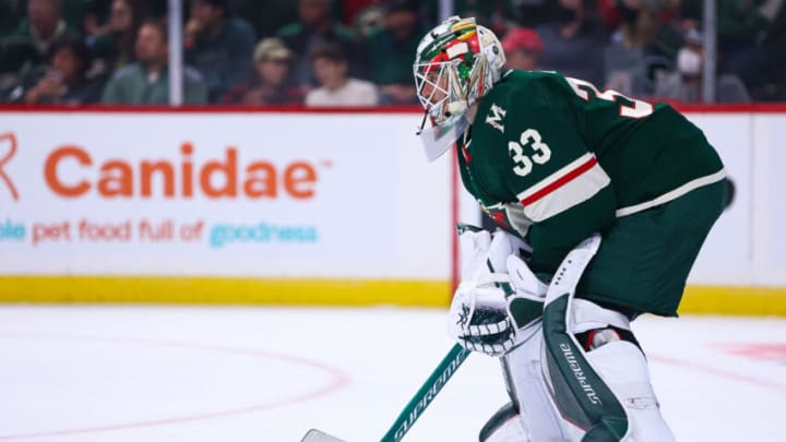Cam Talbot is expected to make his fourth straight start to open the season as the Minnesota Wild host Anaheim on Saturday (Photo by Harrison Barden/Getty Images)