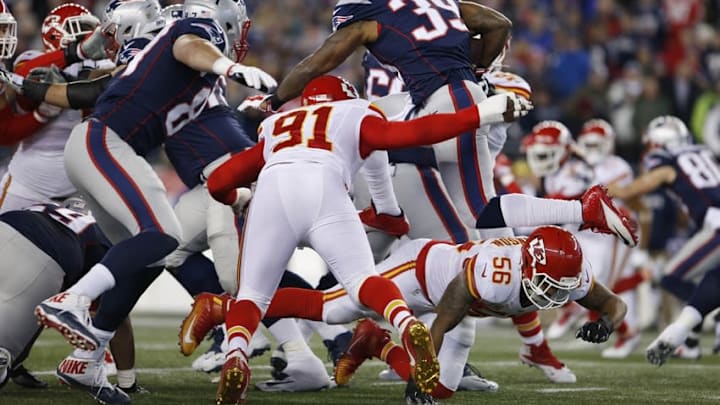 Jan 16, 2016; Derrick Johnson Tamba Hali Mandatory Credit: David Butler II-USA TODAY Sports
