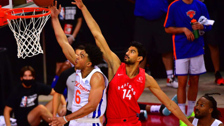 Quentin Grimes, New York Knicks. Mandatory Credit: Stephen R. Sylvanie-USA TODAY Sports