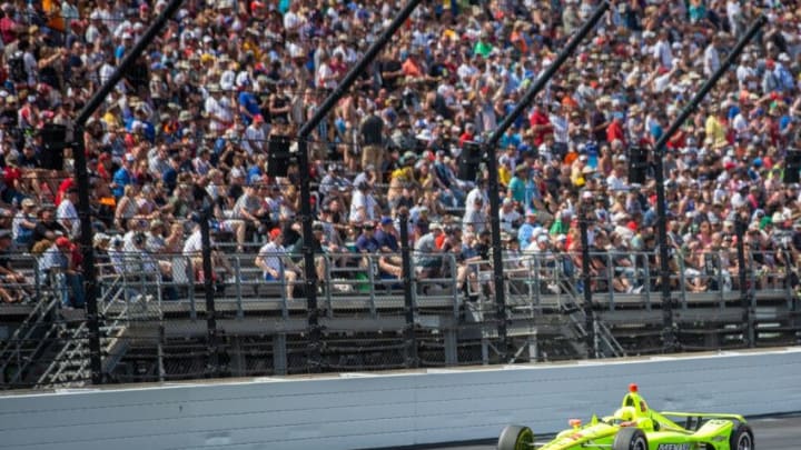Simon Pagenaud, Team Penske, IndyCar, Indy 500 (Photo credit should read KEREM YUCEL/AFP via Getty Images)