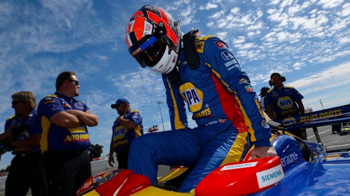 SONOMA, CA - SEPTEMBER 14: Alexander Rossi driver of the #27 Andretti Autosport Honda during practice for the Verizon IndyCar Series Sonoma Grand Prix at Sonoma Raceway on September 14, 2018 in Sonoma, California. (Photo by Robert Laberge/Getty Images)