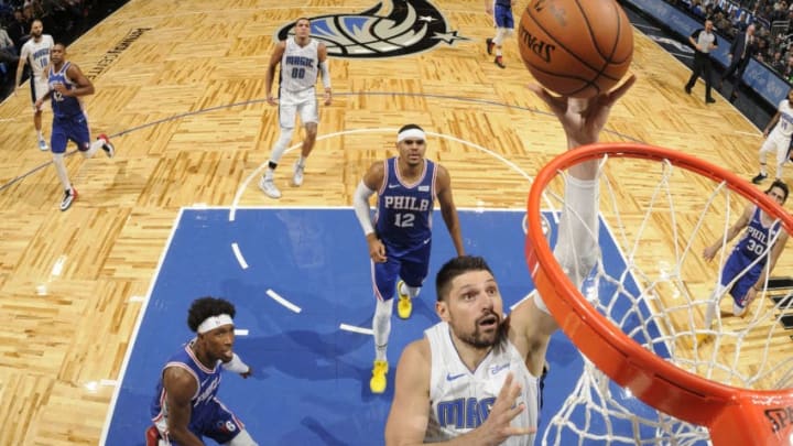 Nikola Vucevic helped pace the Orlando Magic past the Philadelphia 76ers as he returns to his All-Star form. (Photo by Fernando Medina/NBAE via Getty Images)