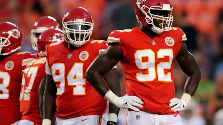 Kansas City Chiefs LB Tanoh Kpassagnon. (Photo by Jamie Squire/Getty Images)